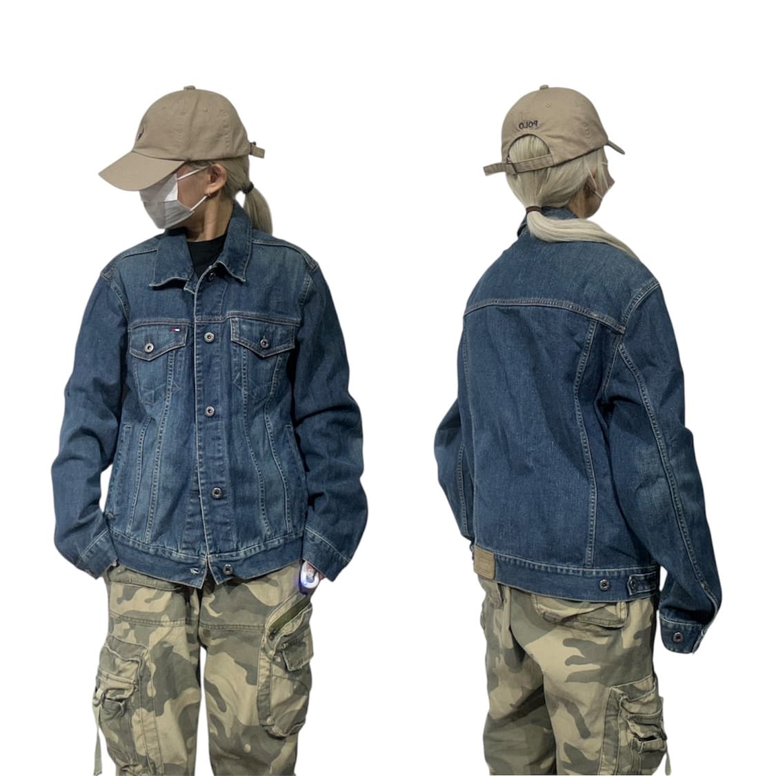 타미 힐피거 중청 클래식 데님 트러커 자켓 M 상품이미지1