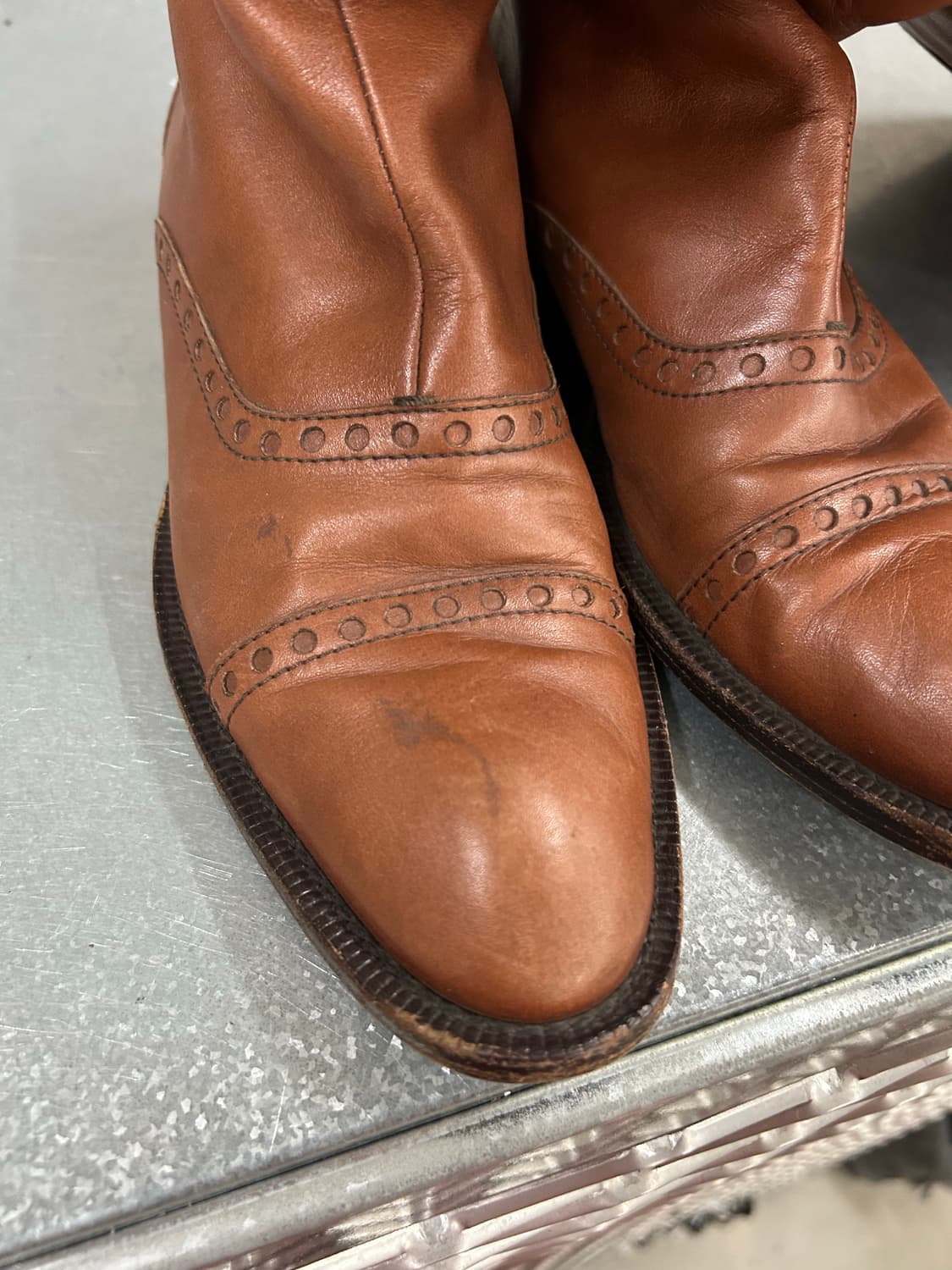 아테스토니 가죽 부츠 37.5 상품이미지8