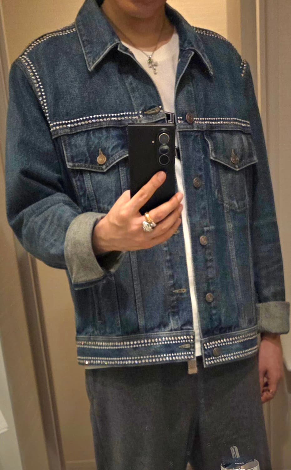 셀린느 오모테산도 리뉴얼 한정 르 팔라스 데님자켓 BTS V착용!! 상품이미지5