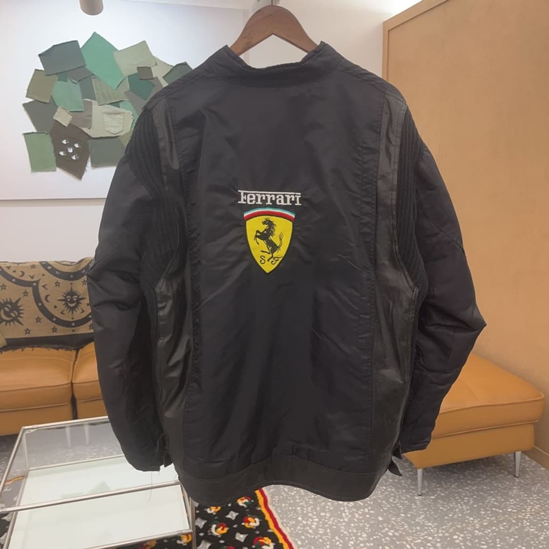 페라리 X 보다폰 패치워크 모터스포츠 레이싱 자켓 XL C07256 상품이미지4