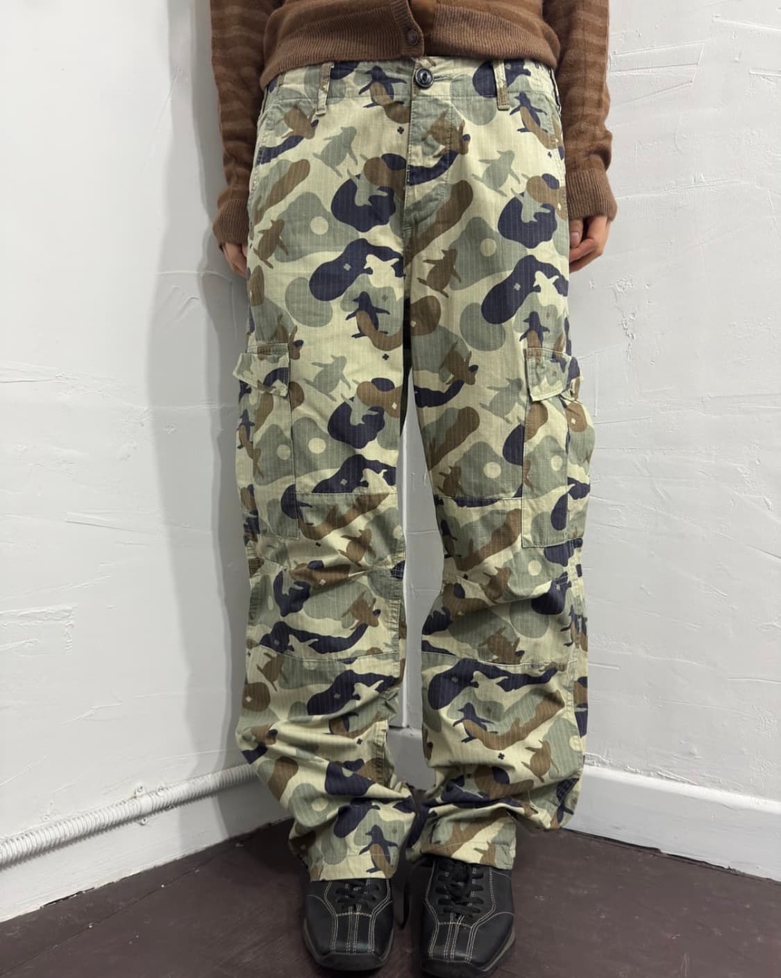 펭귄 카모 카고 팬츠 camo cargo pants 상품이미지1