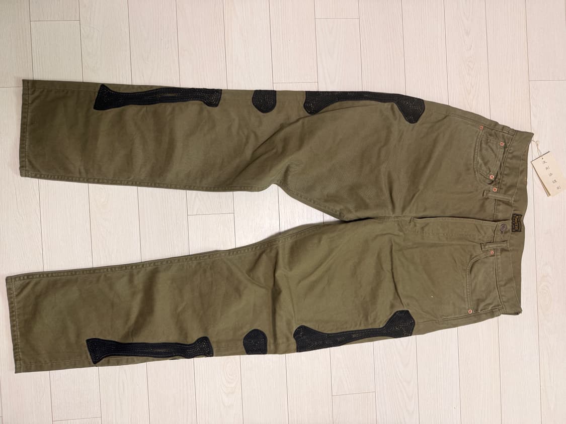 캐피탈 치노 맥시칸 턱시도 팬츠 카키 32 상품이미지3