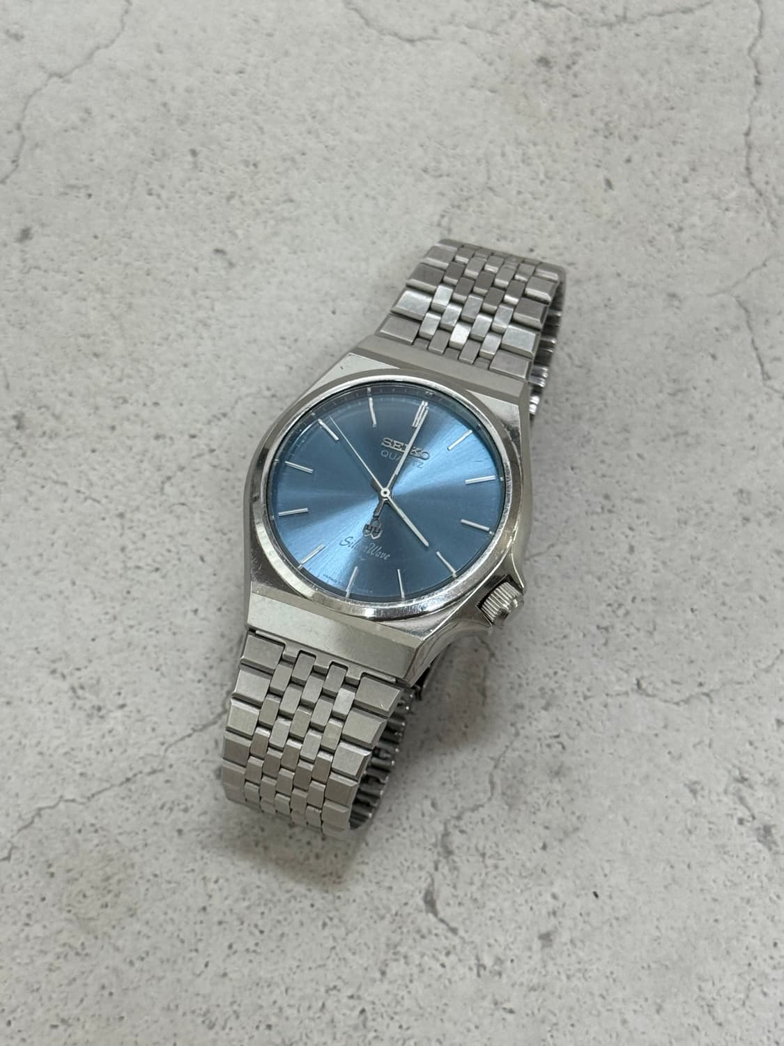 70s 빈티지 세이코 실버웨이브 쿼츠 상품이미지1