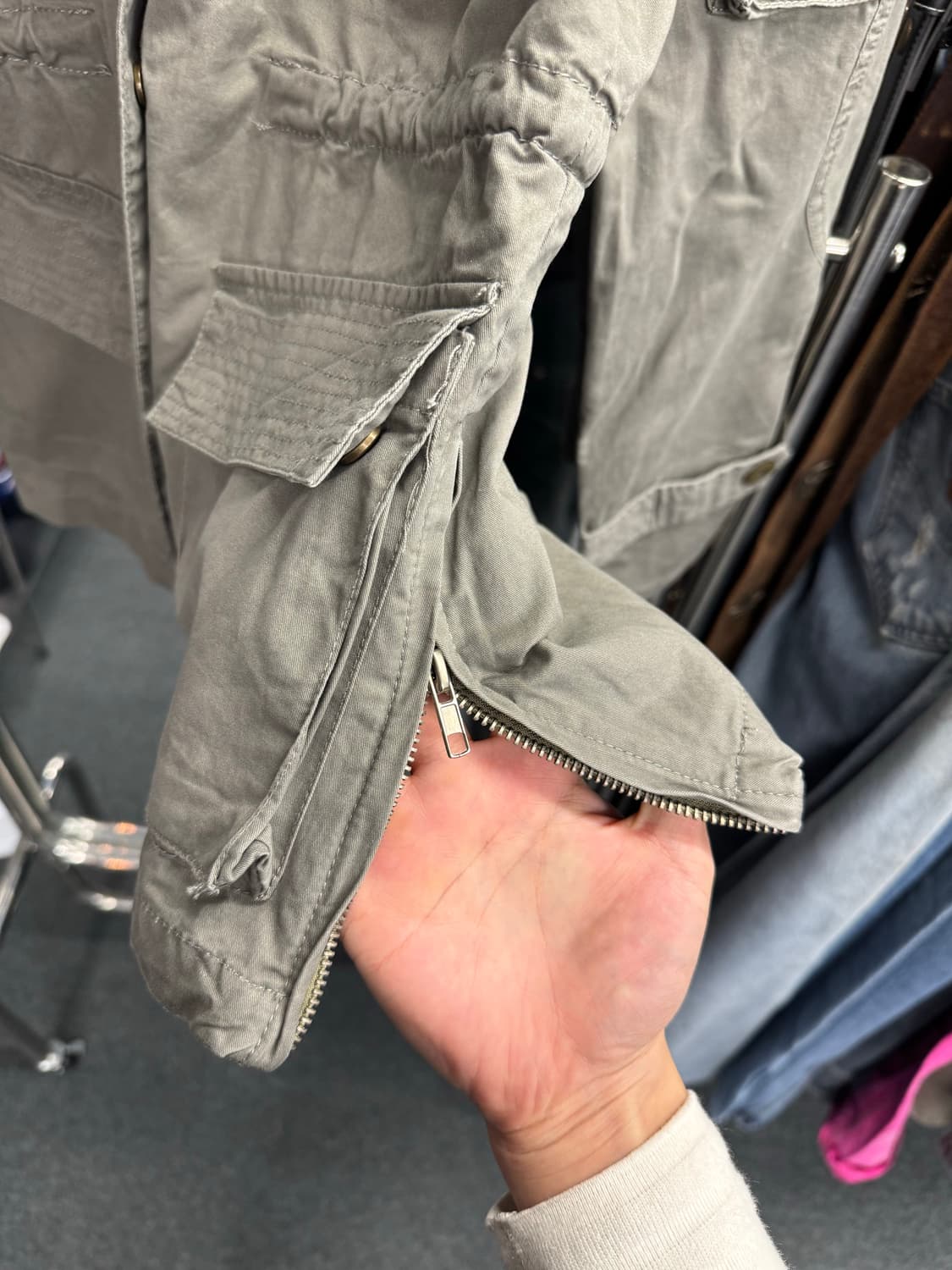 빈티지 밀리터리 여성 자켓 상품이미지3