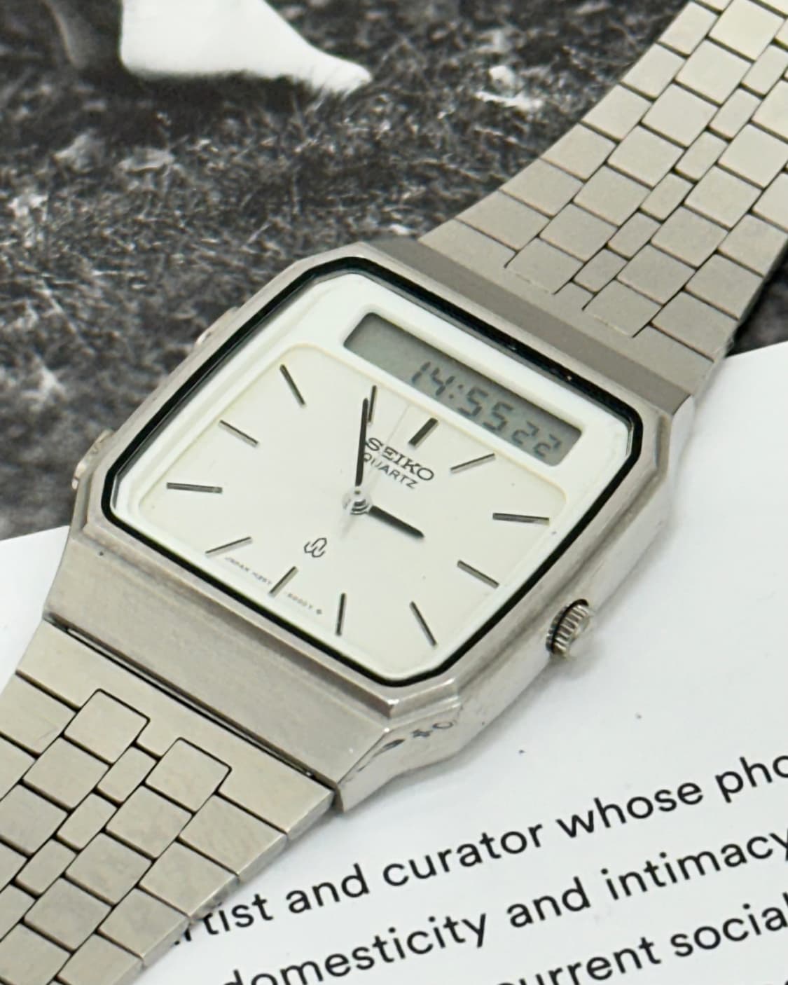 세이코 아나디지 쿼츠 시계 상품이미지6