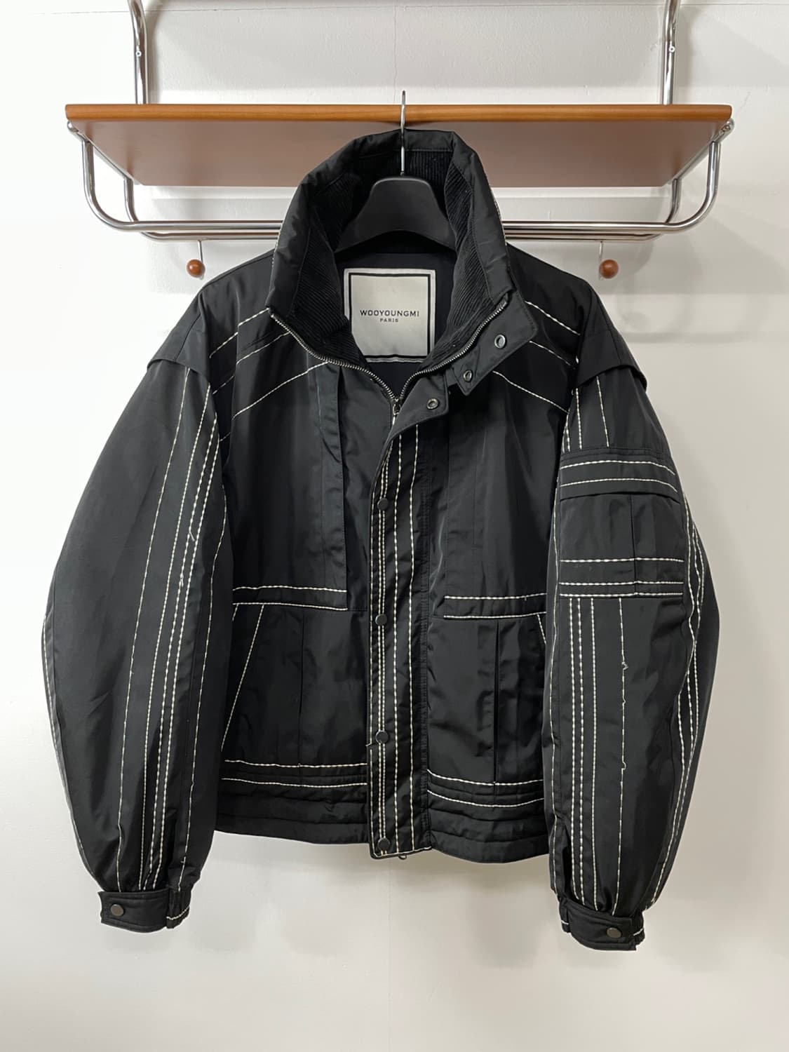 우영미 스티치 구스다운 패딩 상품이미지1