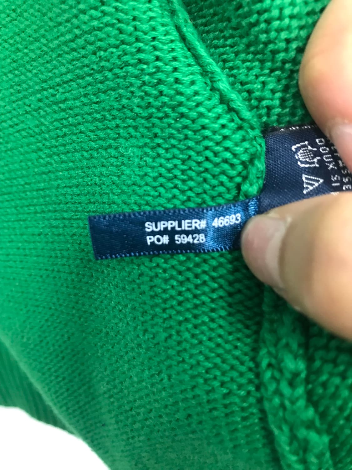 폴로 랄프로렌 케이블 니트집업 상품이미지5