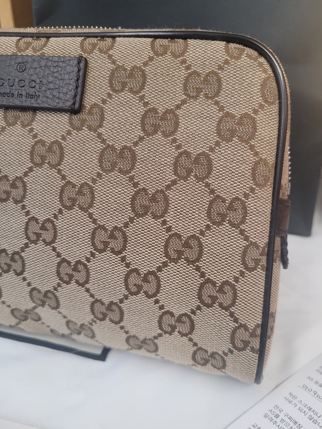 (미사용 새상품) 구찌 GG 캔버스 벨트 크로스백 상품이미지2