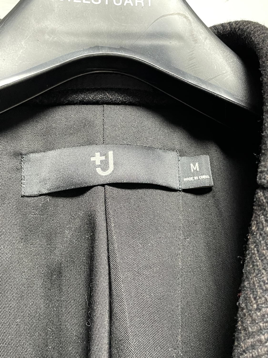 유니클로 질샌더 +J 체스터필드 다크브라운 코트 상품이미지3