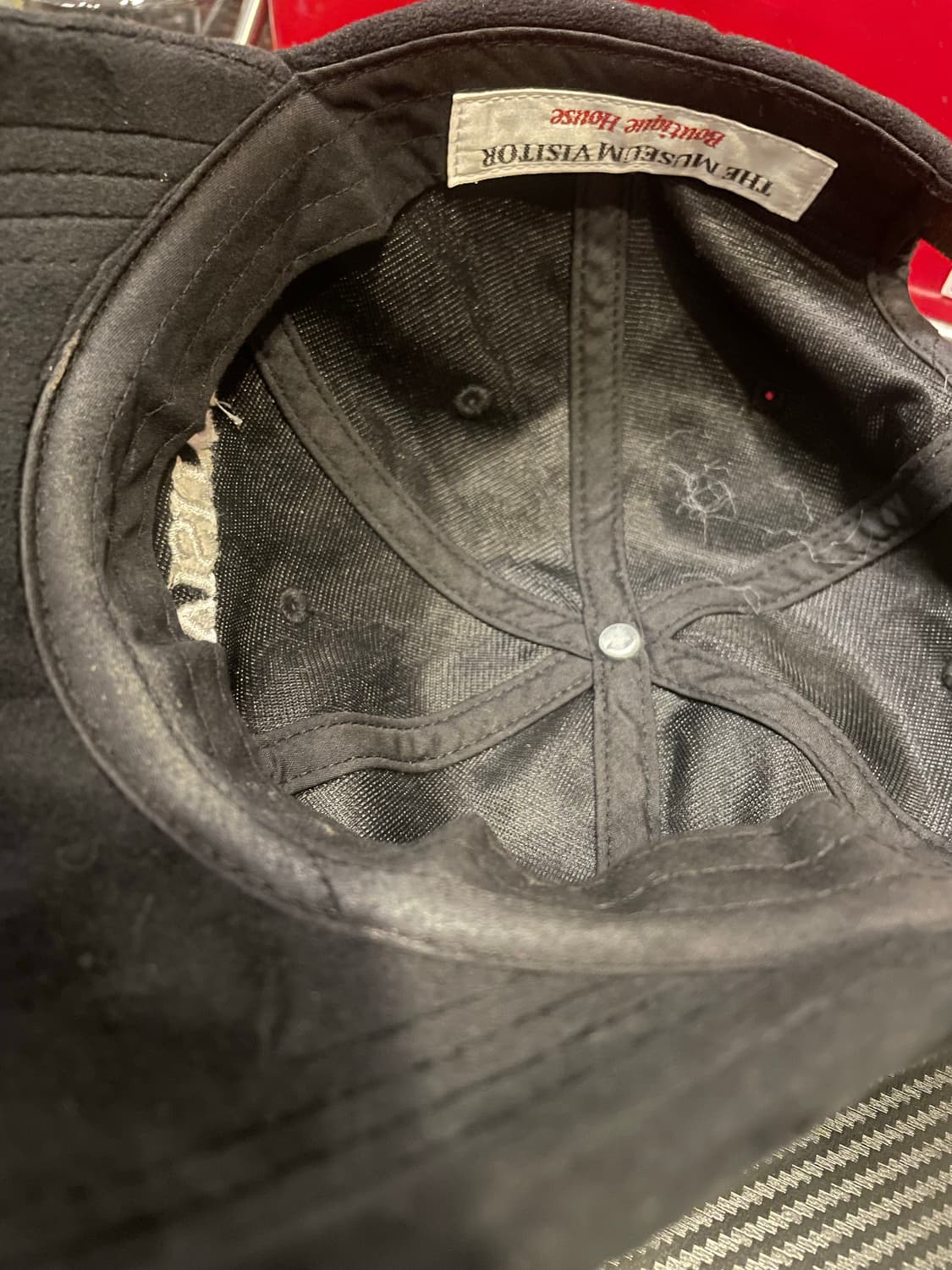 THE MUSEUM VISITOR 검정색 모자 상품이미지2