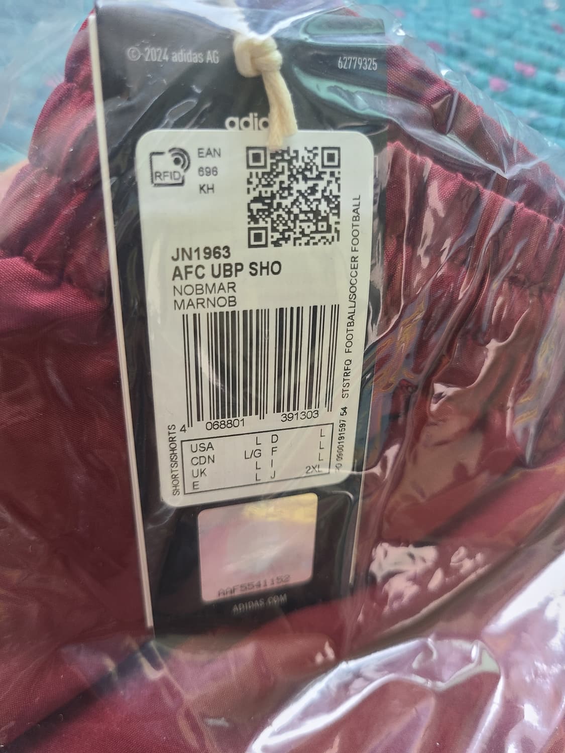 아스날 아디다스 UBP 트랙 숏팬츠 상품이미지6