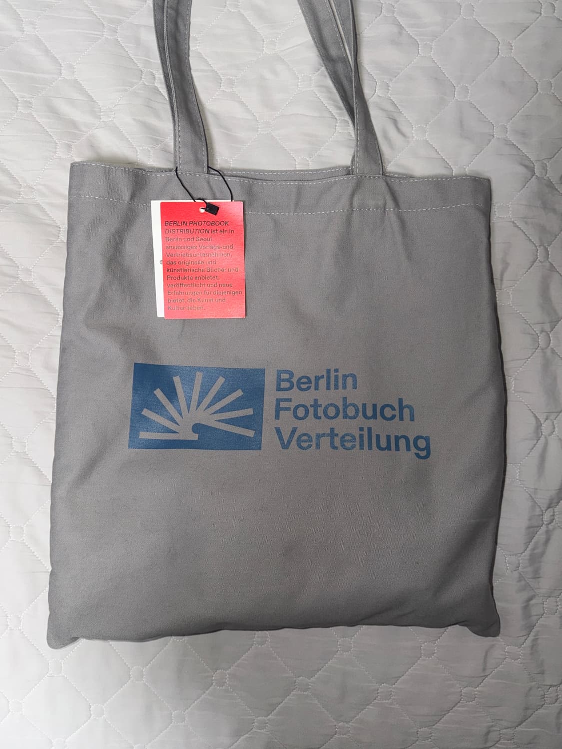 베를린포토북디스트리뷰션 에코백 그레이 상품이미지1