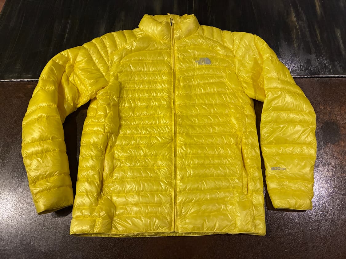 M) 노스페이스 구스 900 경량 패딩 레몬 상품이미지1