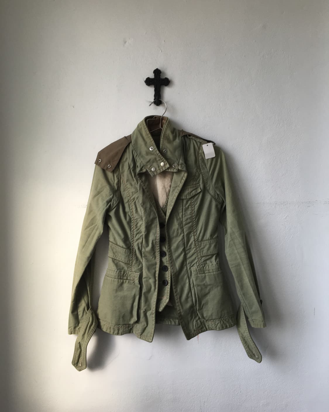Layered point high neck jacket 상품이미지2