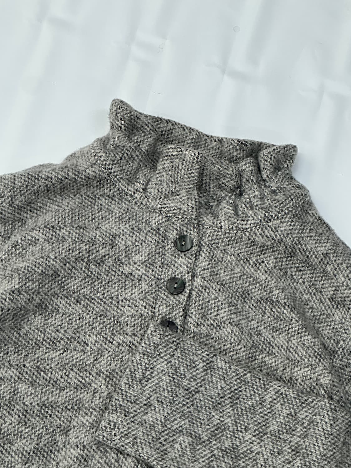 🪶하구미의 외출복 코디세트🪶그런지 에스닉 무채색 레이어드 미디스커트 상품이미지5