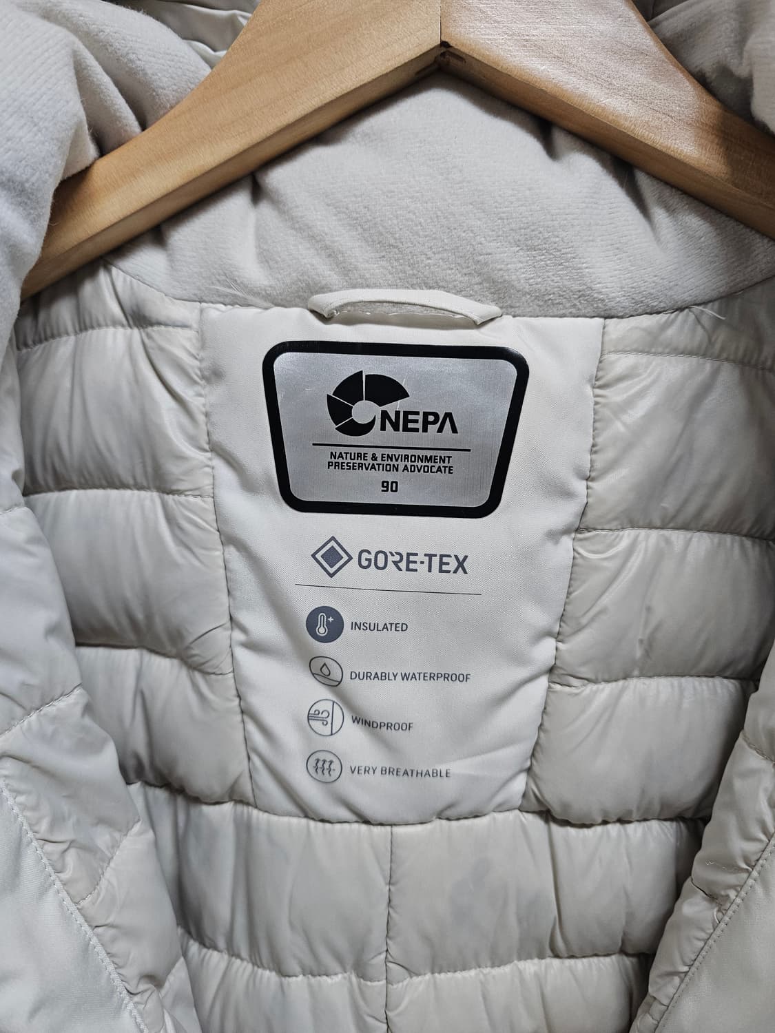 네파 아르테 고어텍스 구스패딩 90 전지현패딩 상품이미지3