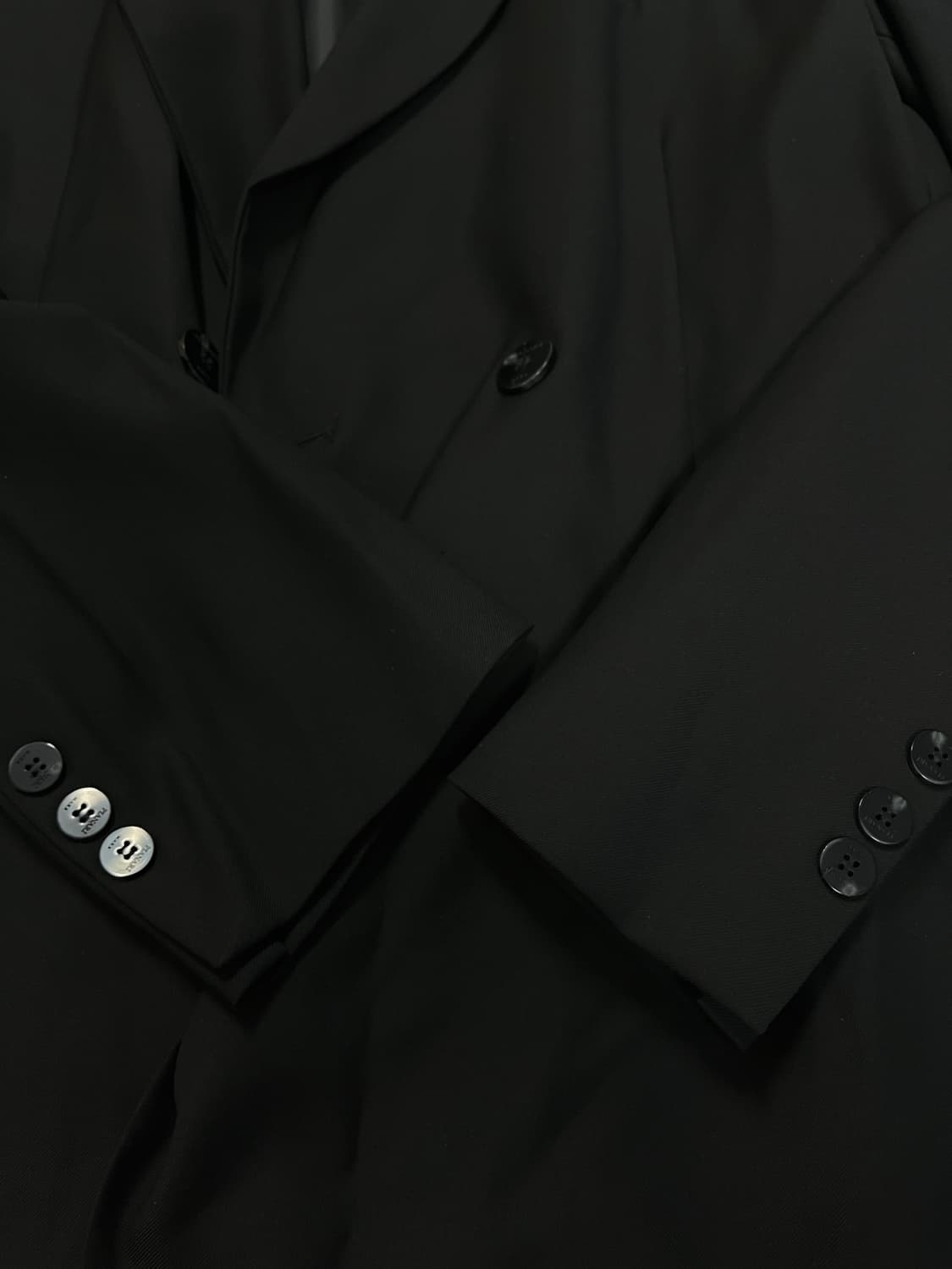 L) 피아나리 블랙 더블 브레스티드 자켓 상품이미지2