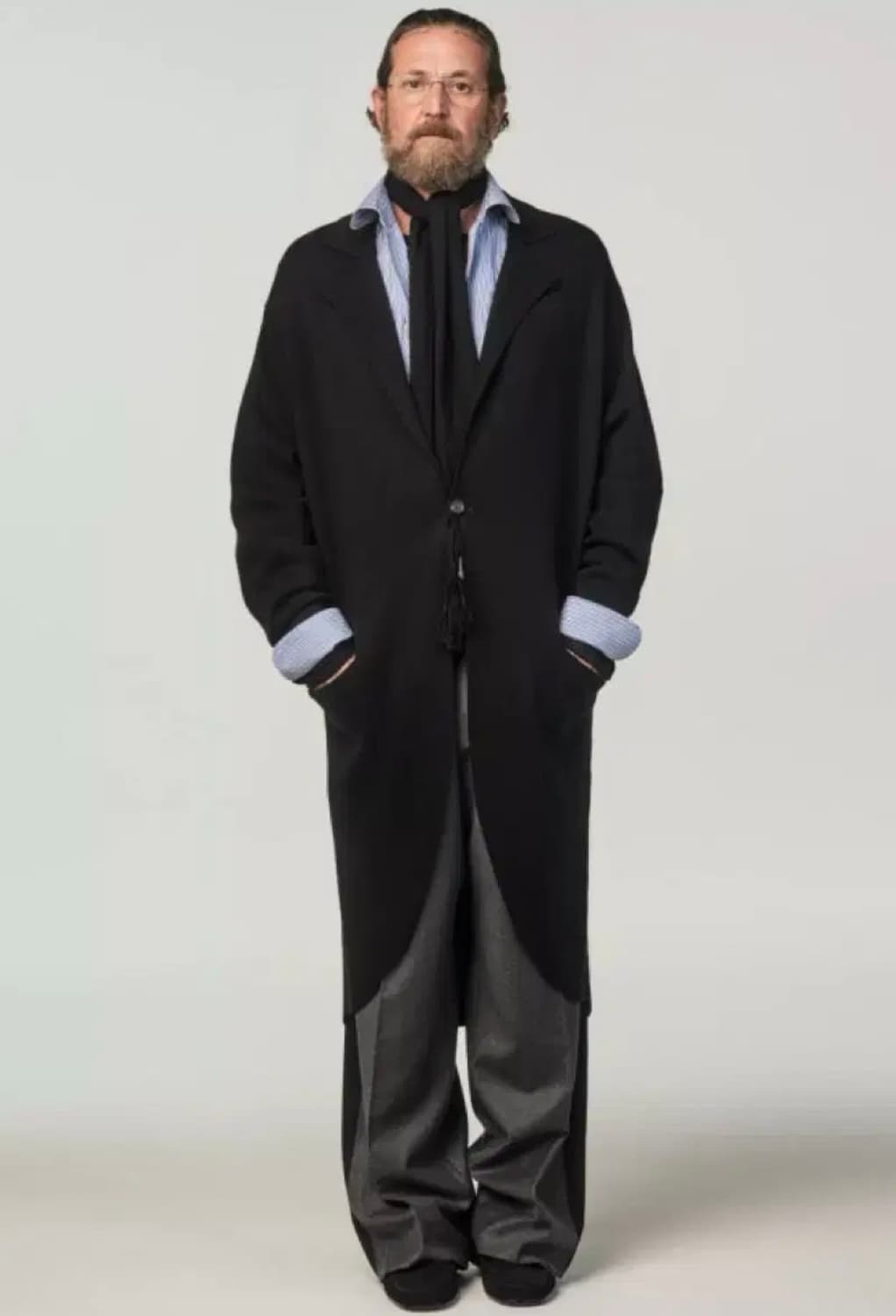 자라 x 스테파노 필라티 니트 울코트 블랙 상품이미지1