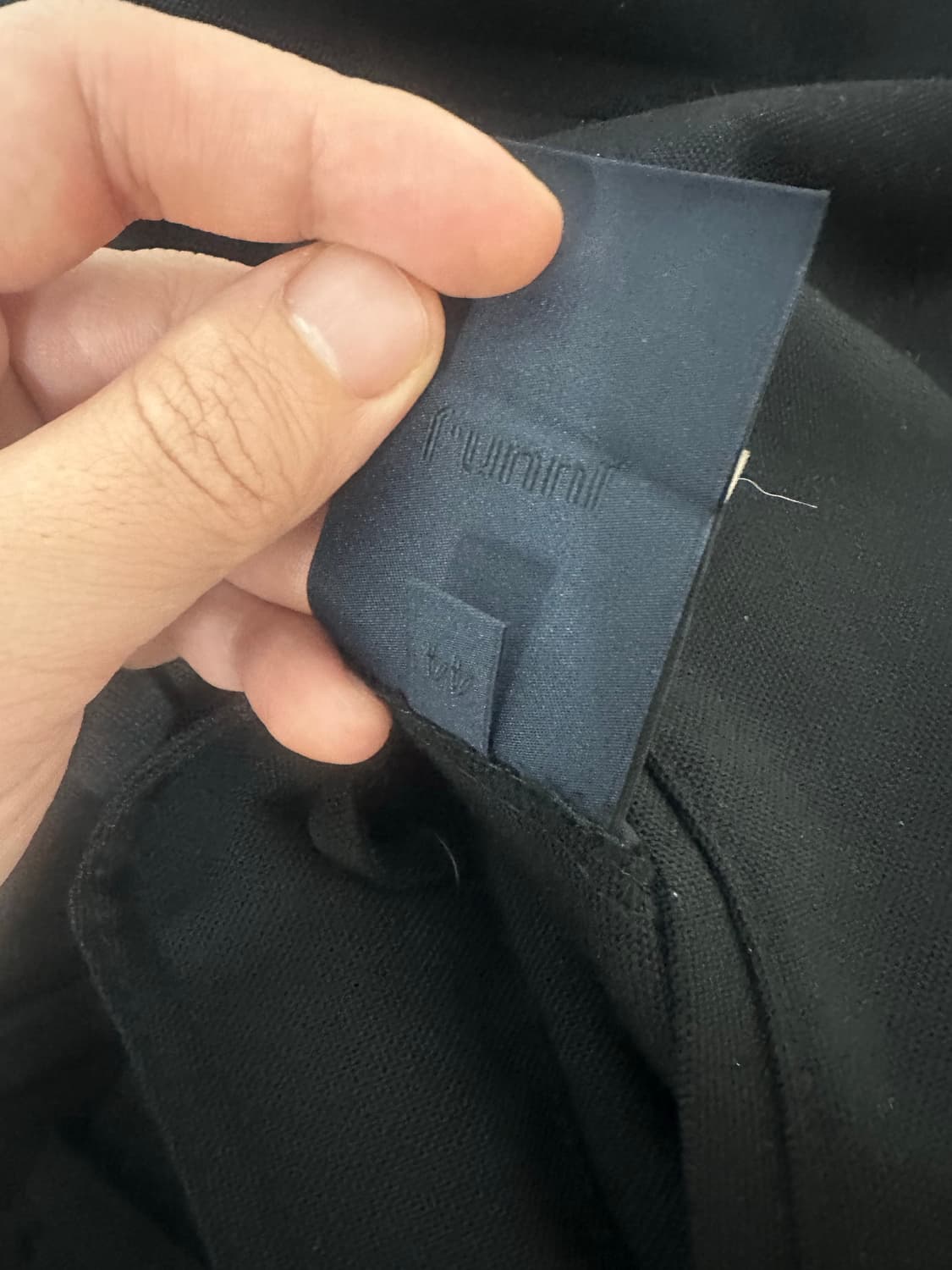 준지 블랙 울 카고팬츠 44,48 상품이미지8