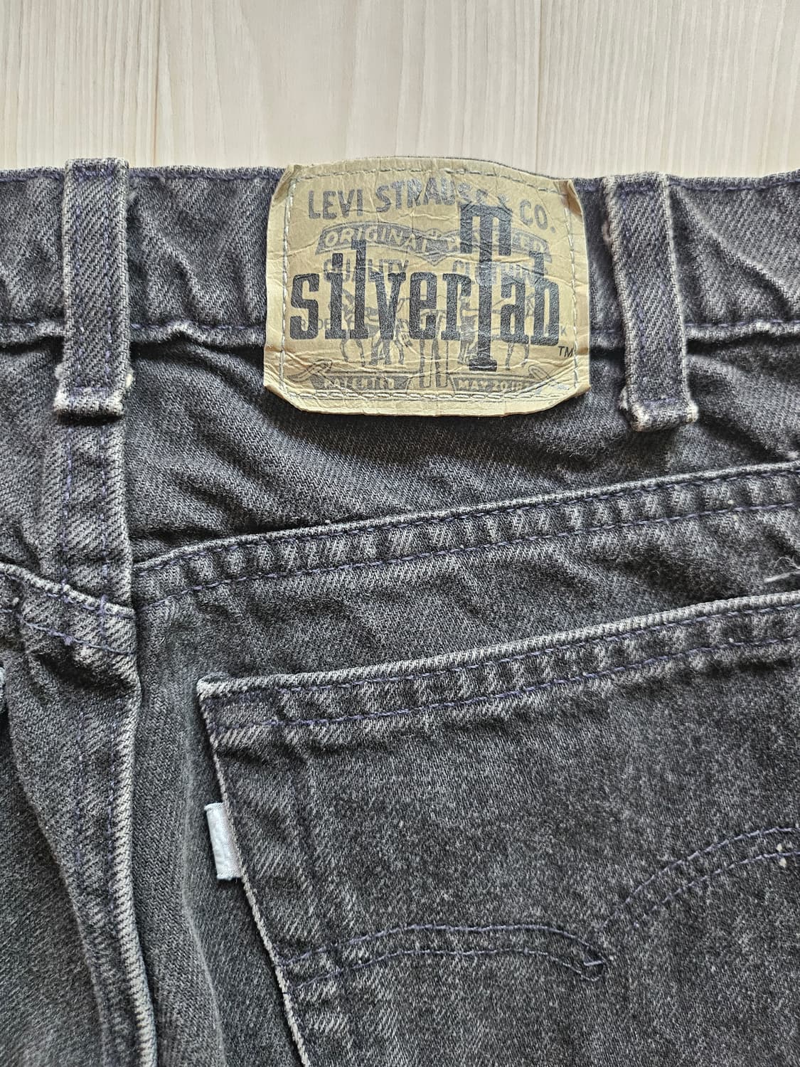 90s 리바이스 실버탭 여성 흑청 상품이미지8