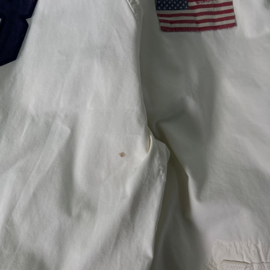 100 폴로랄프로렌 빅포니 성조기 화이트 블루종 자켓 상품이미지10