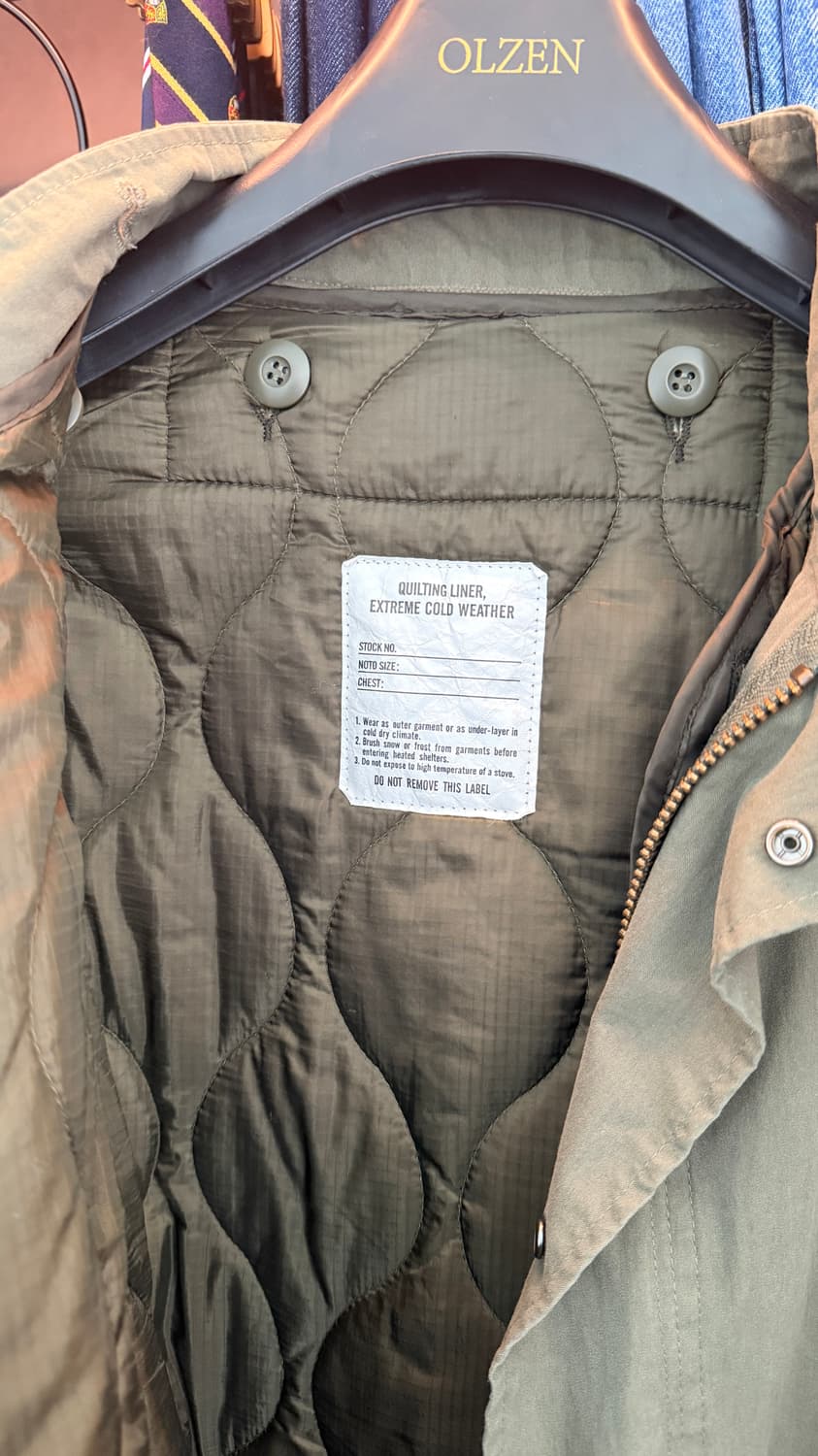 프릭스스토어 M65 피쉬테일 개파카 올리브 카키 상품이미지4