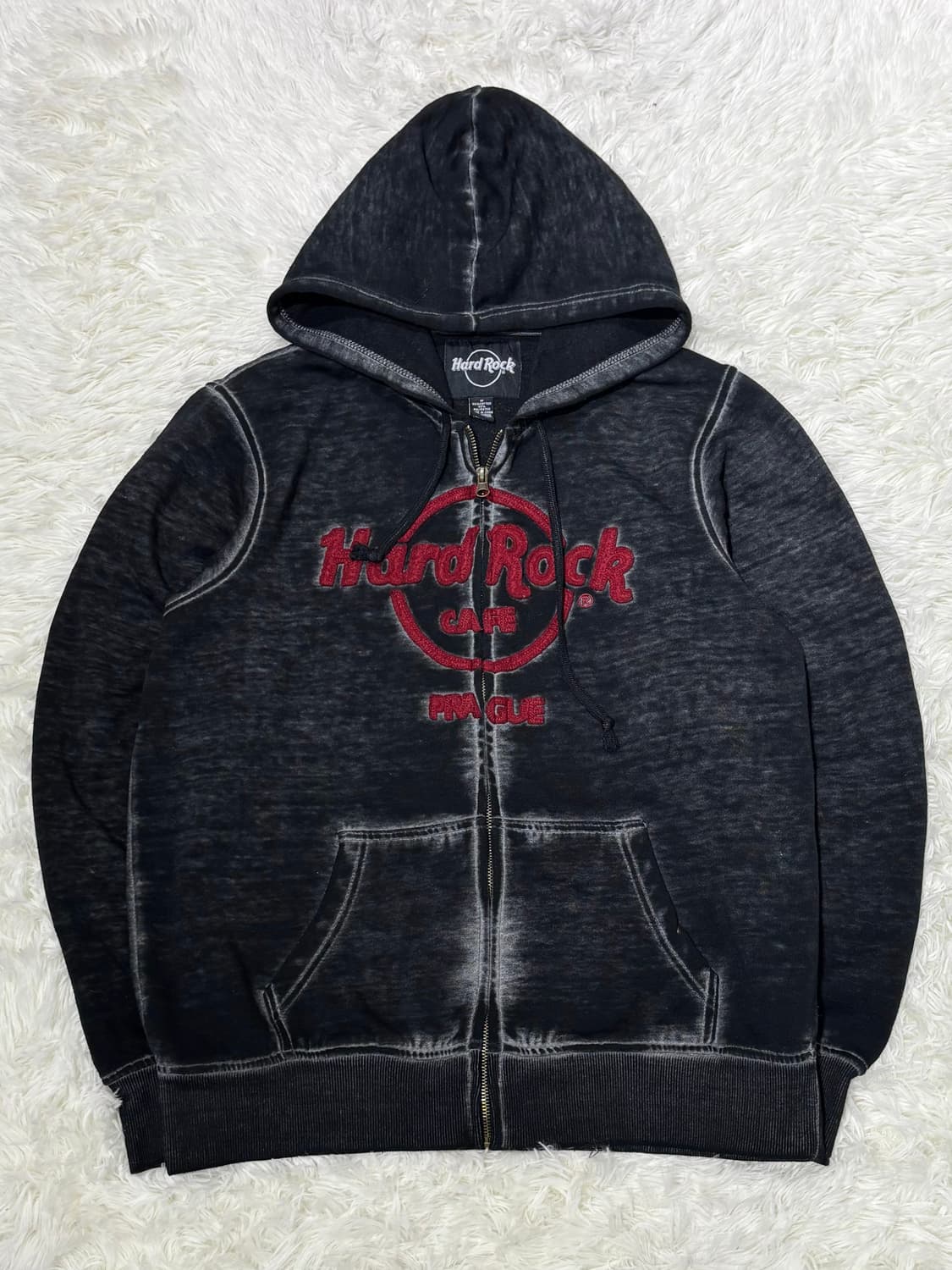 하드락 빅로고 후드집업 상품이미지3