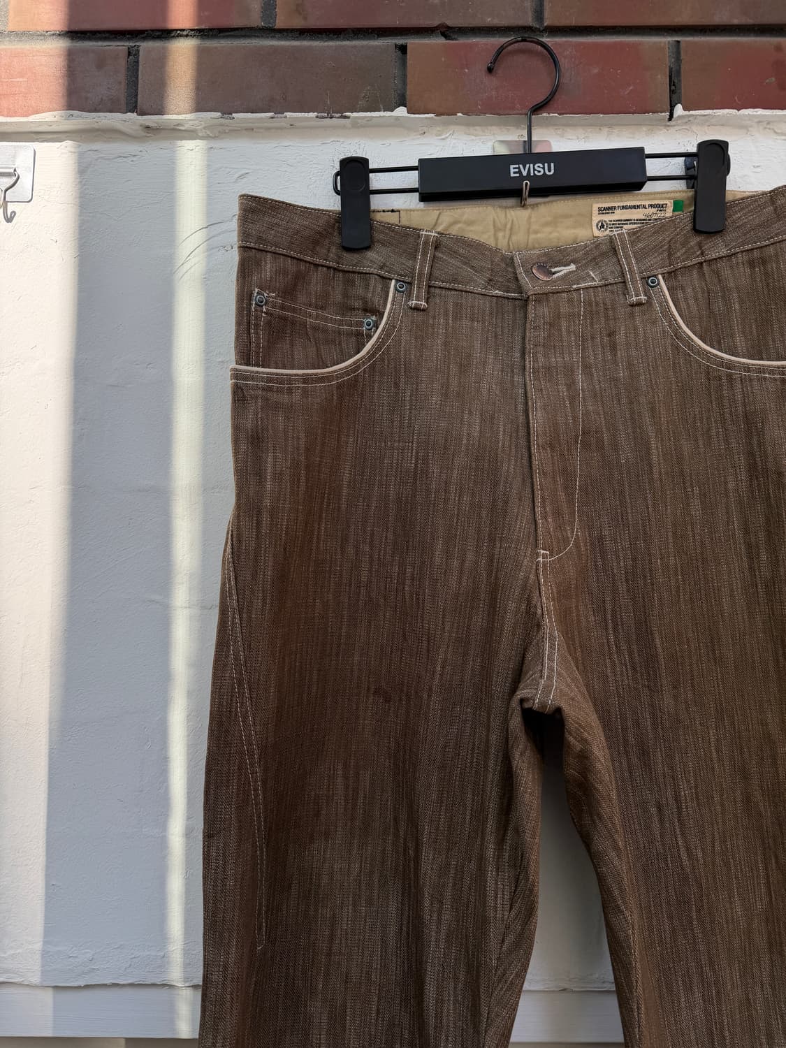 Scanner Fundamental Product 워시드 스트레이트 데님 상품이미지2