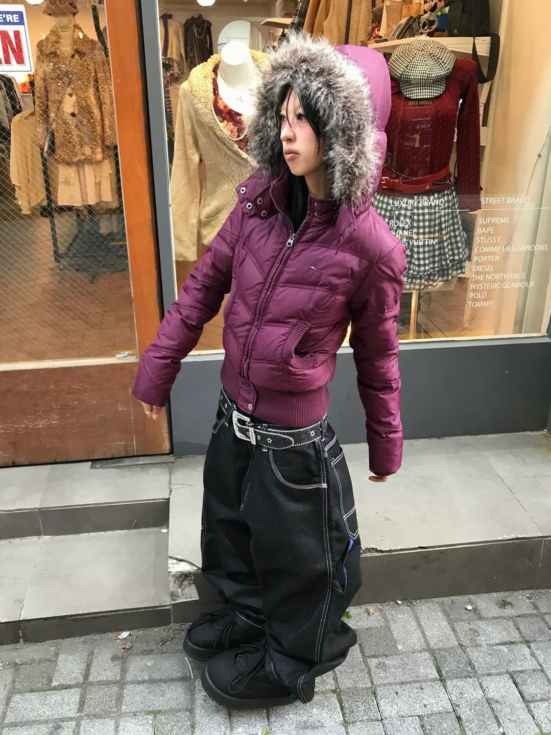 < Timmy Hilfiger Fur Padded JK > 상품이미지1