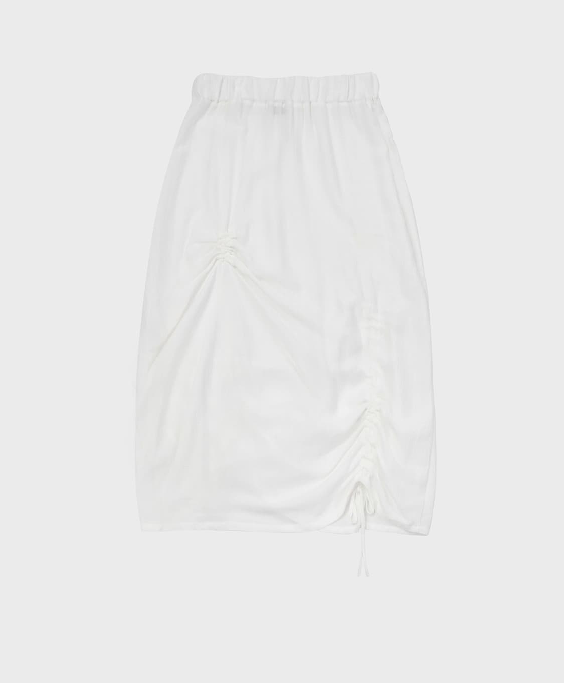 Gauze Stopper Skirt White 상품이미지8