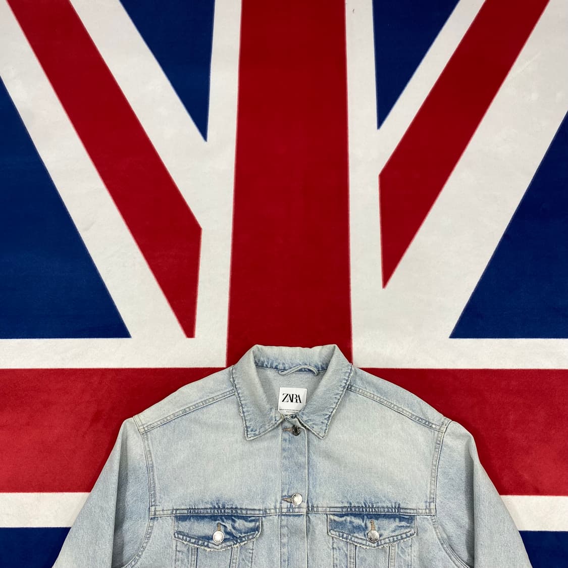 자라 오버핏 청자켓 실측 여성 55-77 상품이미지2