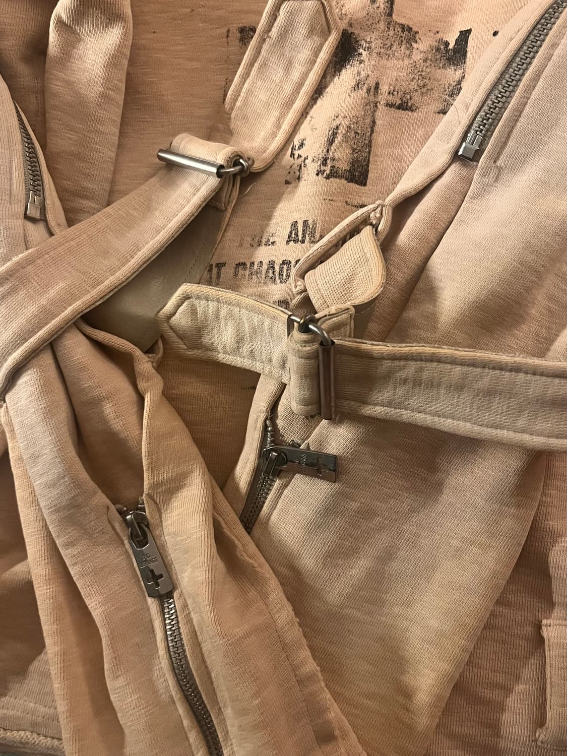 빈티지 데미지후드집업 상품이미지5