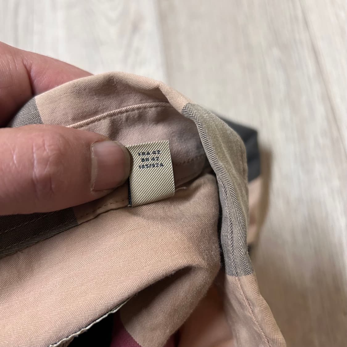 버버리 정품 체크 셔츠 105-110 상품이미지4