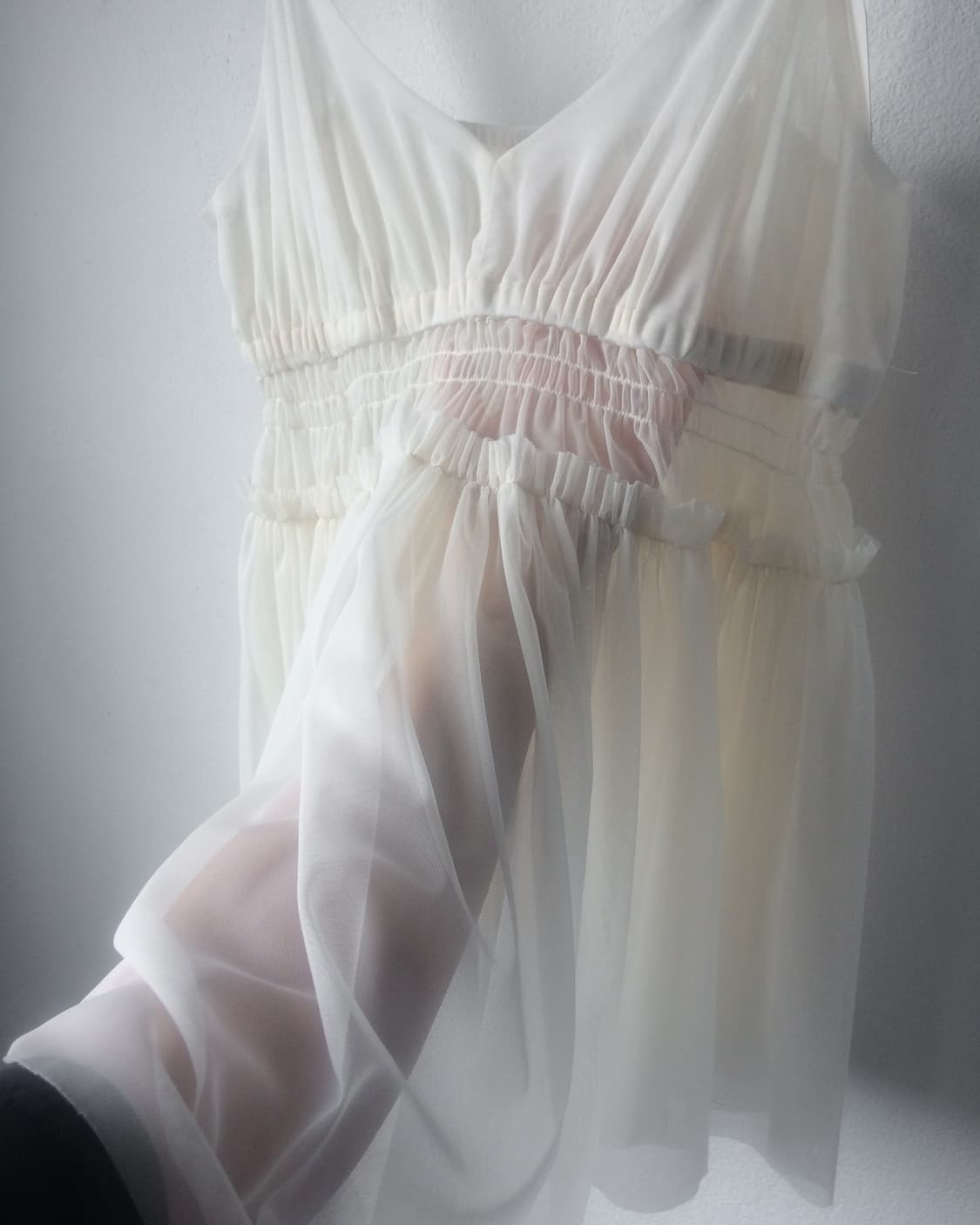 See through lace sleeveless 상품이미지4