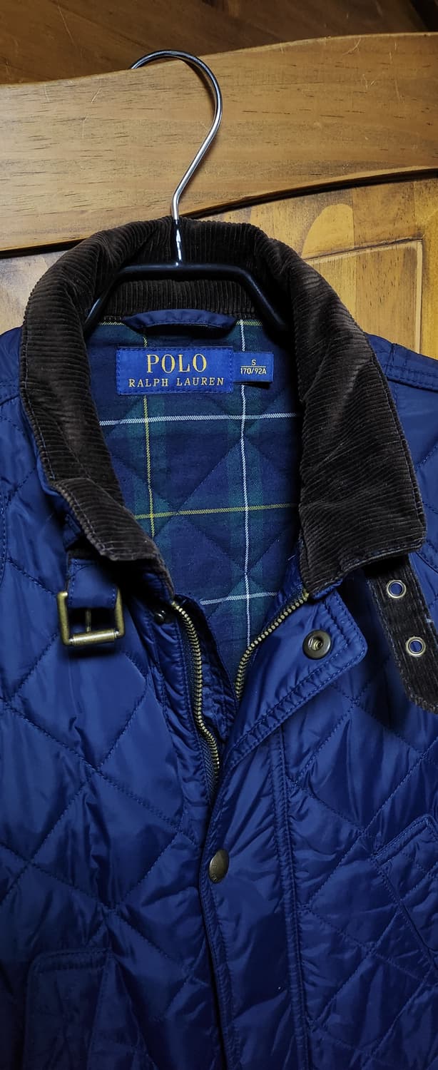 [S] POLO 폴로 퀼팅 자켓 네이비 상품이미지2