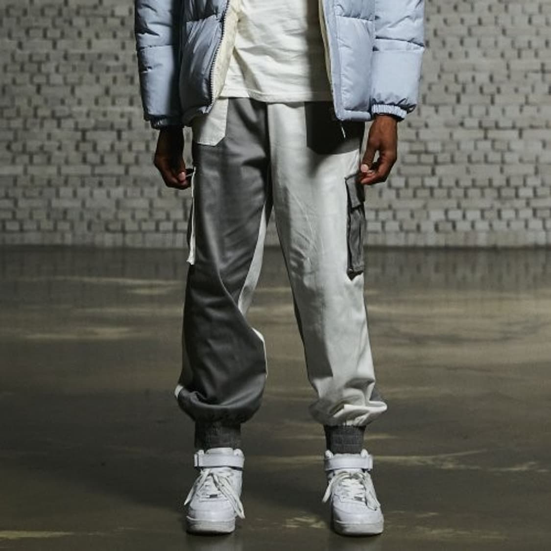 FDM 컬러 믹스 조거 밴딩 팬츠 M (미사용) 상품이미지10