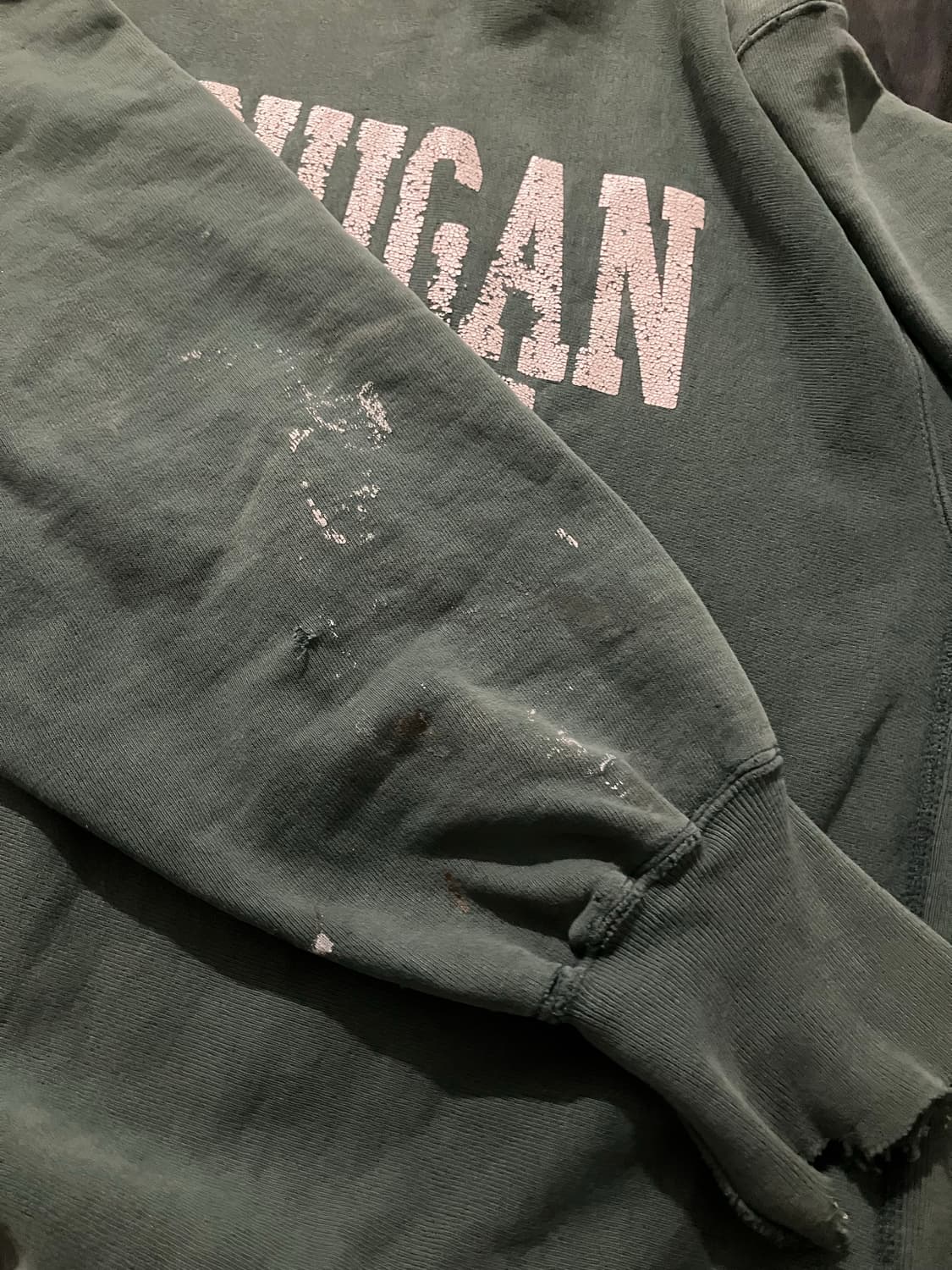 🇺🇸 90s USA 챔피온 리버스위브 스웻셔츠 맨투맨 미시건 상품이미지5