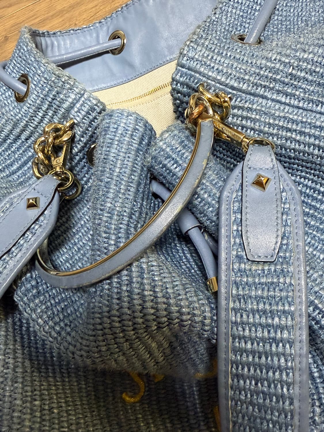 지미추 봉봉 라피아 비치 백  상품이미지7