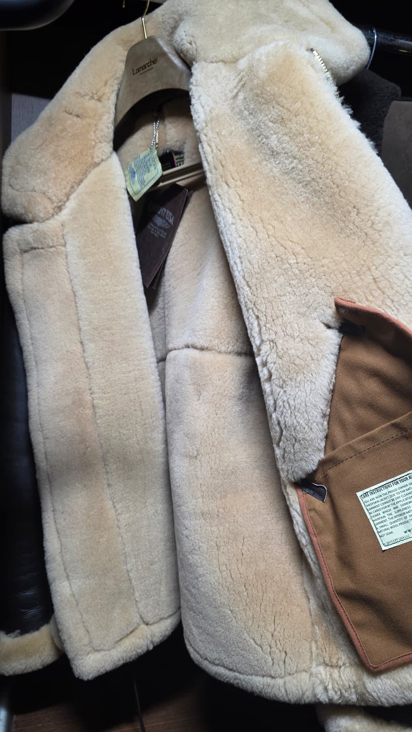 (새제품) 톰하디 무스탕 콕핏 정품 42 로열 사이즈 상품이미지6