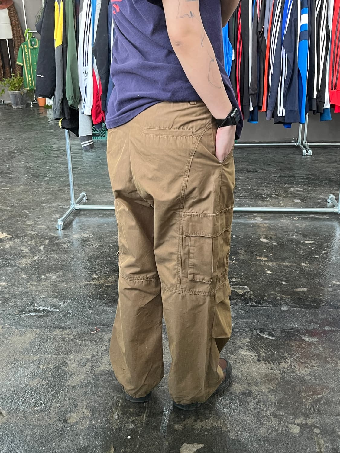 인템포무드 파라슈트 카고 팬츠  상품이미지5