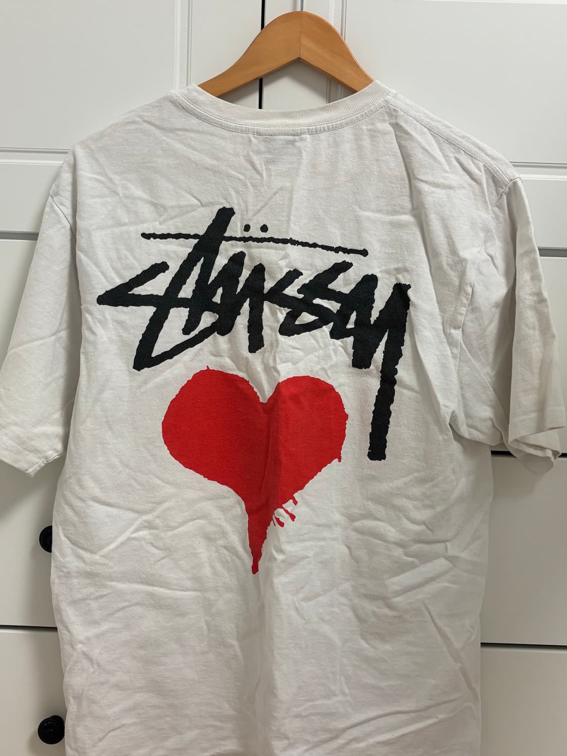 스투시 하트반팔티 상품이미지1