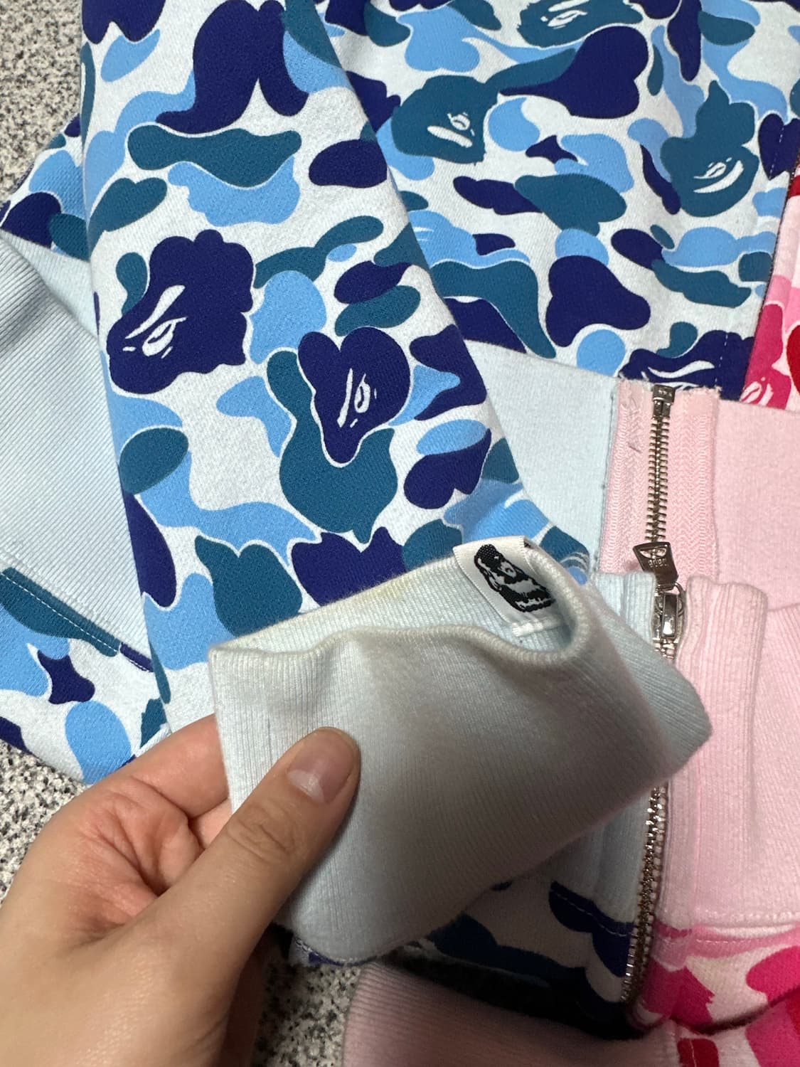 [L] 베이프 세퍼레이트 후드집업 상품이미지5