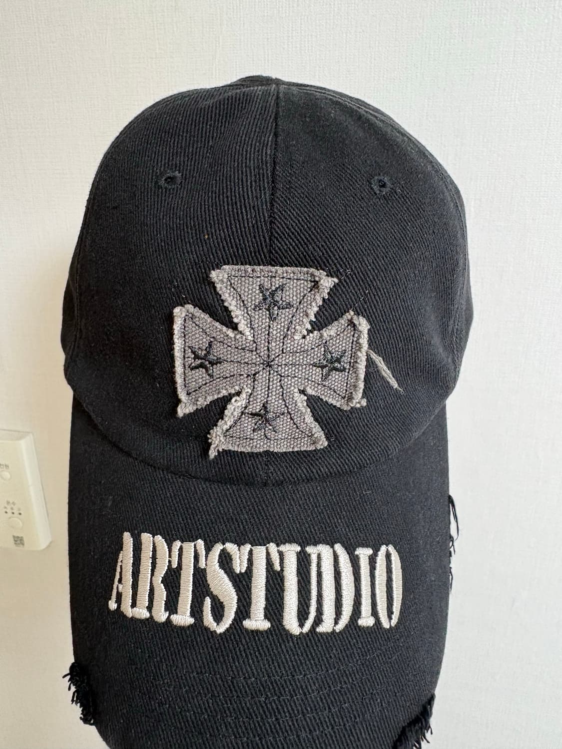 ETCE CROSS DESTROYED CAP (BLACK)M 상품이미지1