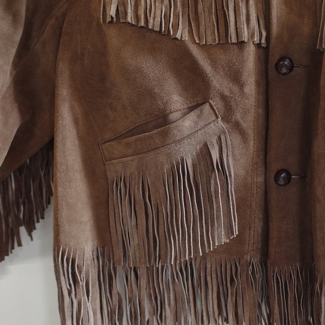 70’s Montgomery Ward Suede Fringe Jacket 상품이미지4