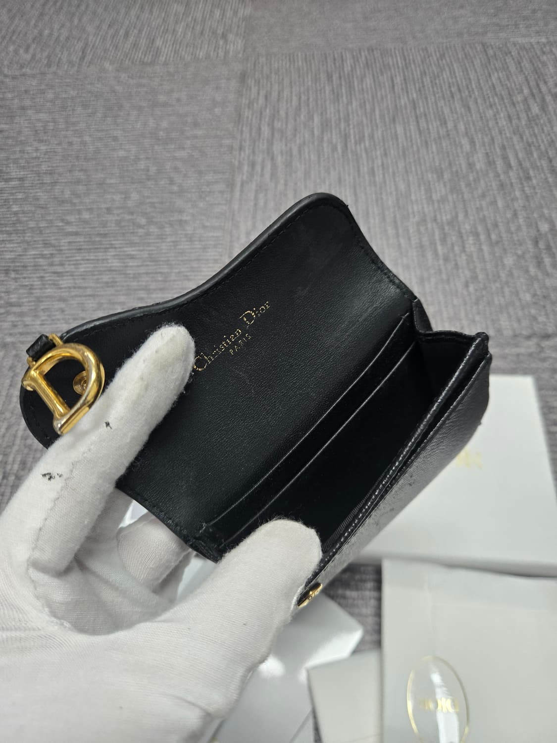 [특가][정품] 디올 래더 새들 카드지갑 상품이미지6