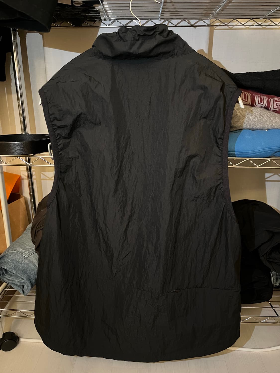 hatchingroom nylon vest / bk (os) 상품이미지2