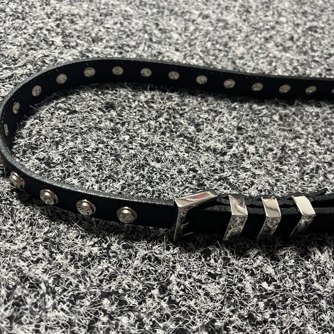 vintage leather belt 소가죽 스터드 벨트 상품이미지3