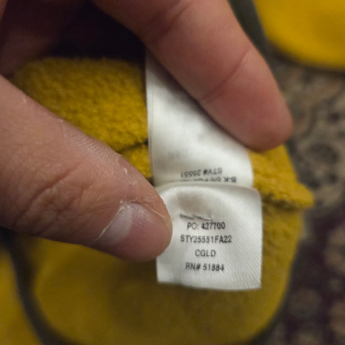 파타고니아 신칠라 m 옐로우 머스타드 캐빈골드 상품이미지4