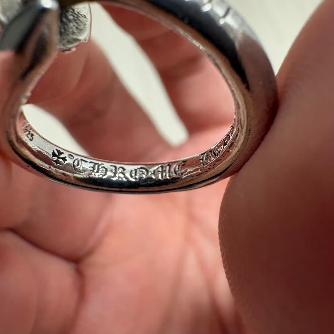 크롬하츠 크로스볼 네일링 반지 us5 상품이미지3