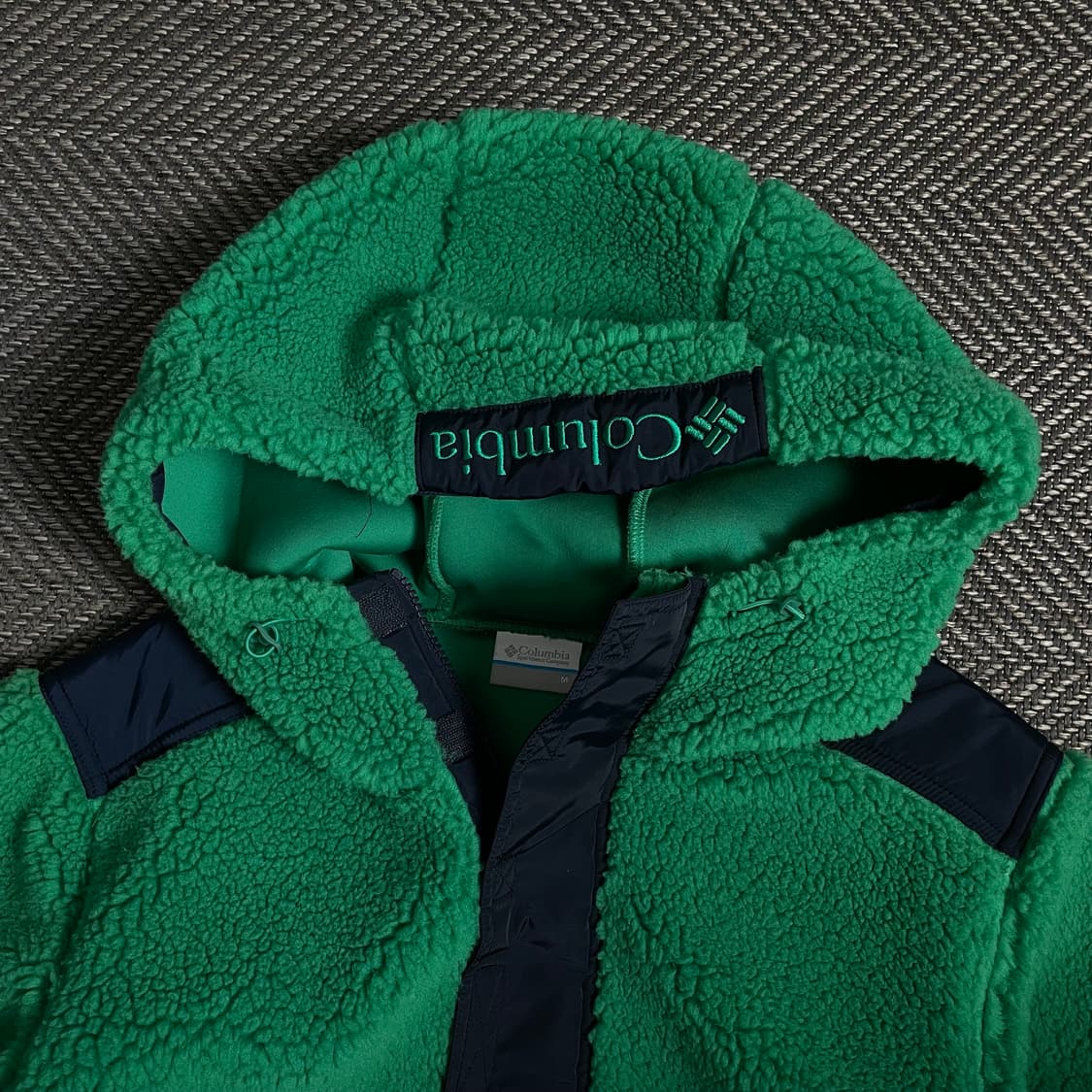 컬럼비아 박시핏 쉐르파 플리스 아노락 그린 y 4788 상품이미지7